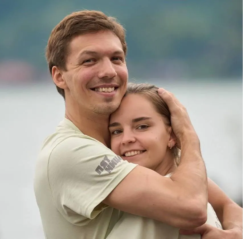 Дмитрий Соловьёв и Дина Аверина