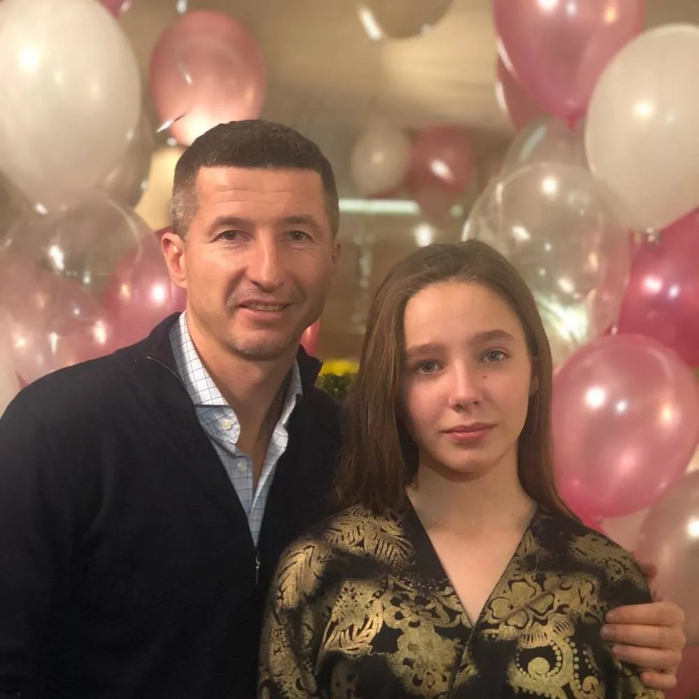 Евгений Алдонин с дочкой Верой