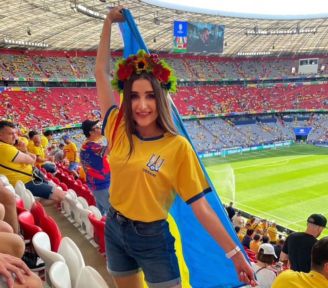 Болельщица из Украины