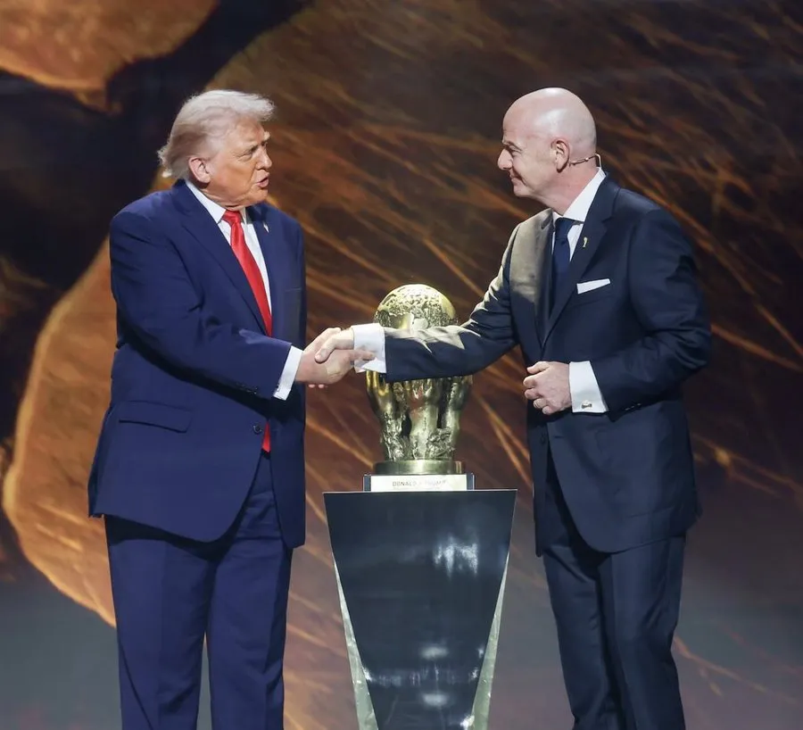 Президент США Дональд Трамп и президент ФИФА Джанни Инфантино / ФИФА