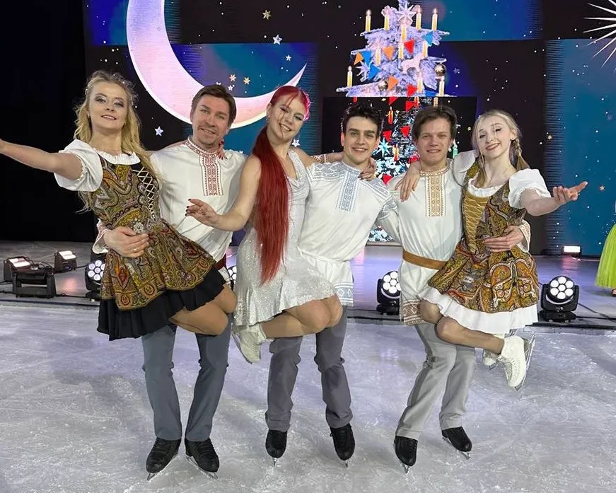 Александра Трусова и Макар Игнатов на ледовом шоу в Санкт-Петербурге