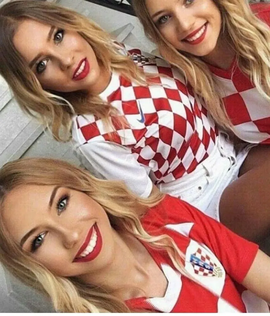 Болельщицы из Хорватии