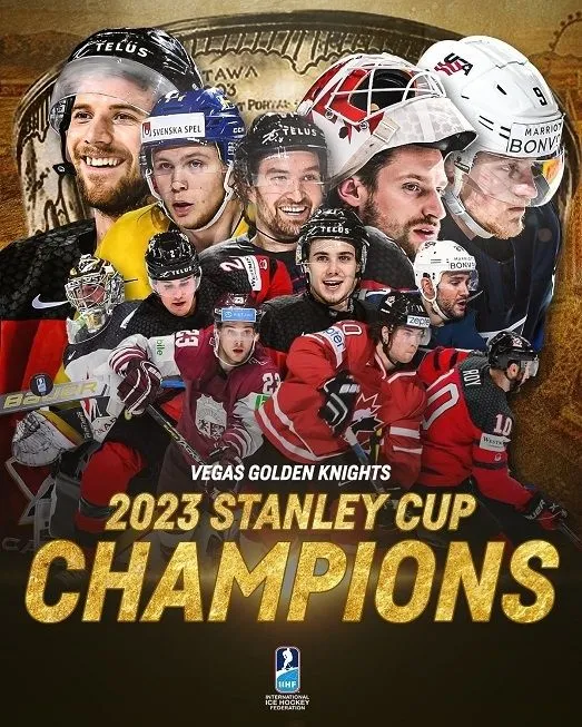 Поздравление «Вегаса» с победой в Кубке Стэнли-2023 от IIHF