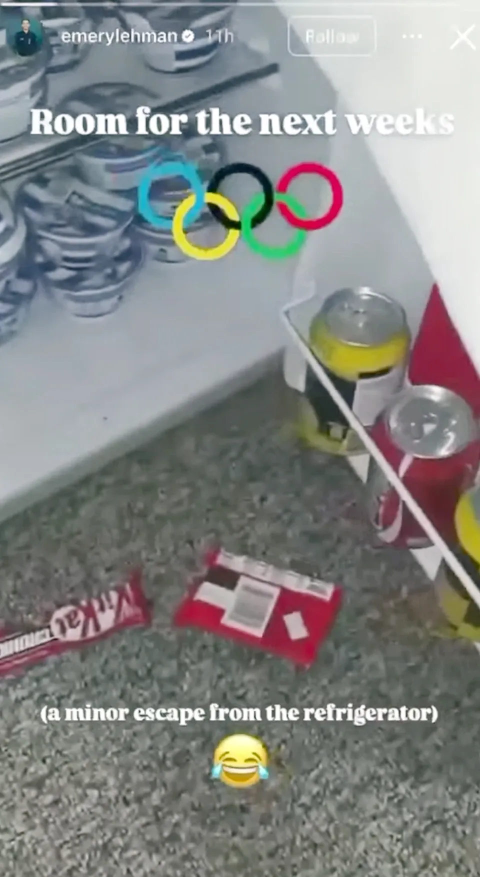 Скриншот из соцсетей спортсмена