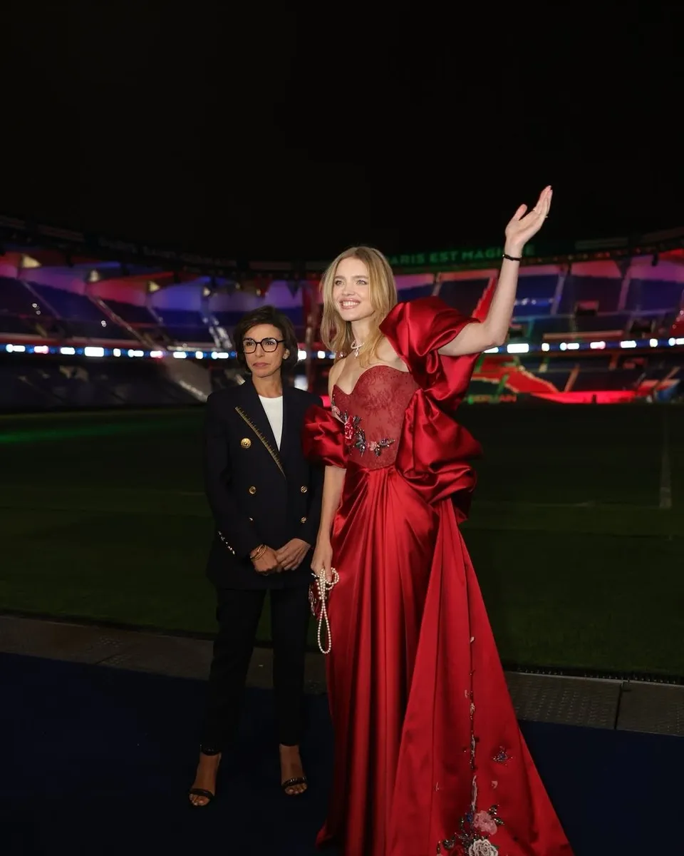 Наталья Водянова и министр культуры Франции Рашида Дати