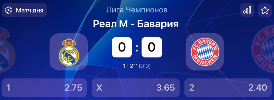 «Реал» – «Бавария»