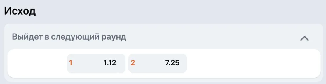 Котировки БК «Винлайн»