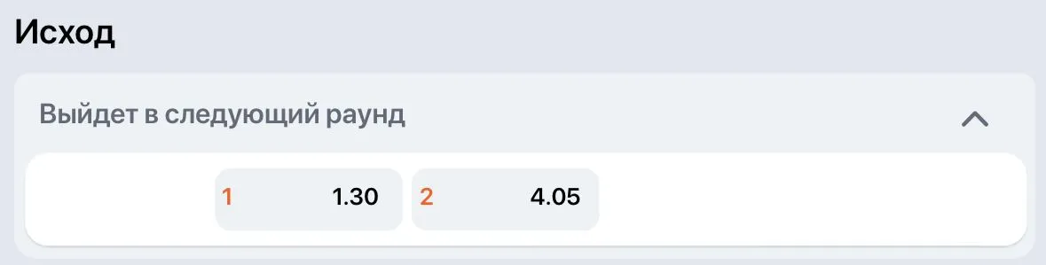 Котировки БК «Винлайн»