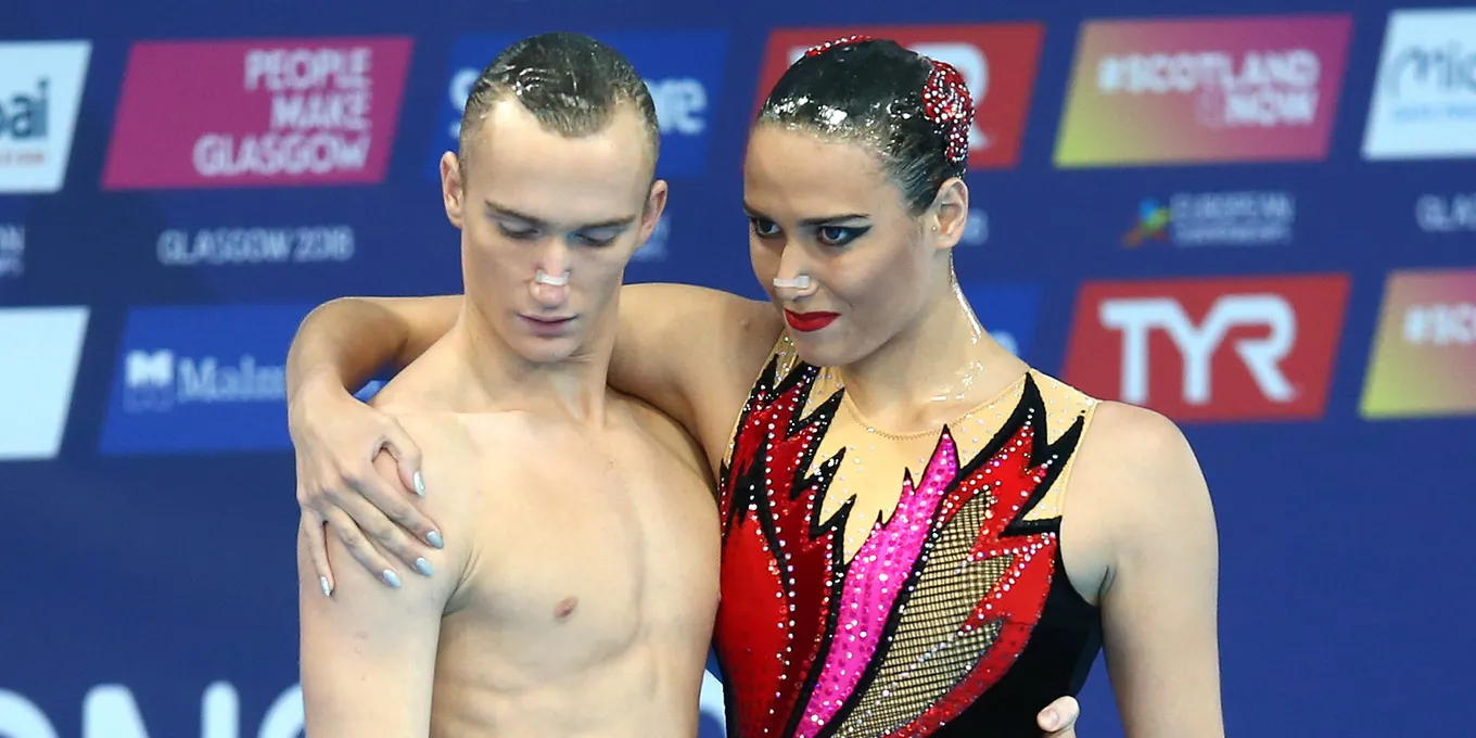 Александр Мальцев и Майя Гурбанбердиева на чемпионате Европы-2018