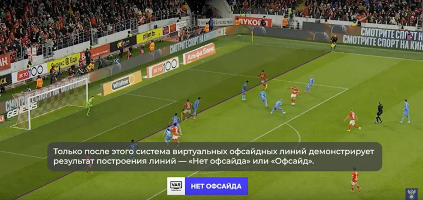 Победный гол «Спартака» в ворота «Зенита»