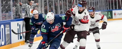 Сборная США разгромила Латвию в матче молодёжного чемпионата мира по хоккею
