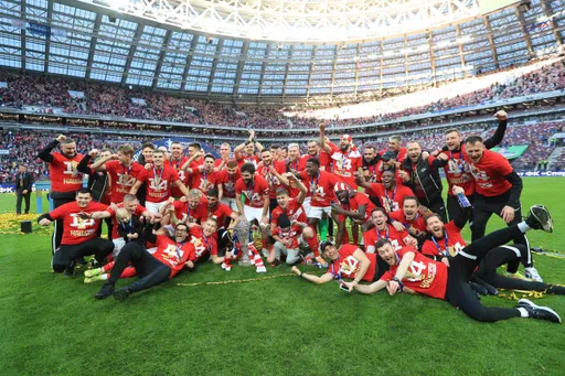 «Спартак» выиграл Кубок России! Онлайн празднования