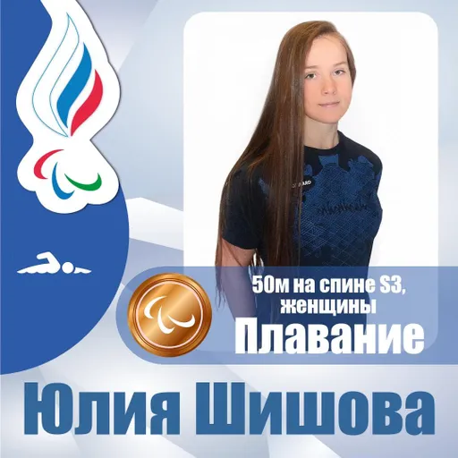 Российская пловчиха Шишова завоевала «бронзу» Паралимпийских игр в Токио