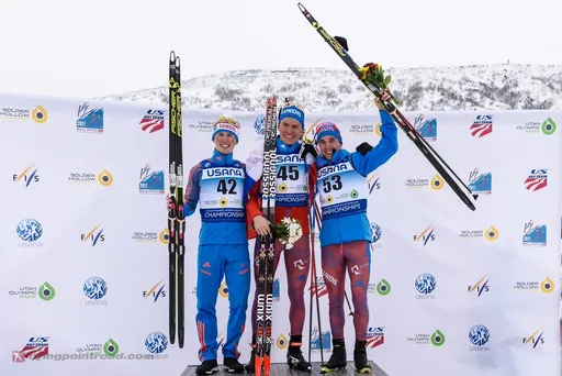 Команда Большунова выиграла эстафету на чемпионате России в Тюмени