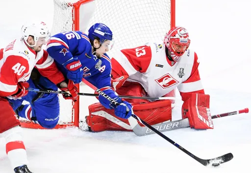 «Спартак» – СКА – 1:5: видеообзор матча регулярного чемпионата КХЛ