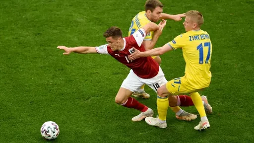 Баумгартнеру стало плохо во время матча Украина - Австрия