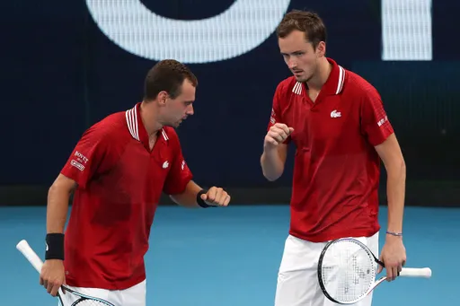 Сборная России по теннису обыграла Италию и вышла в полуфинал ATP Cup