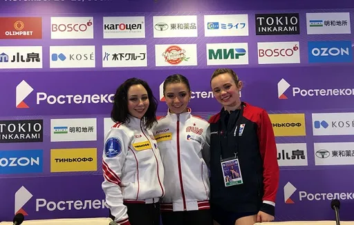 Тарасова пятью словами оценила выступление российских фигуристок на Гран-при России
