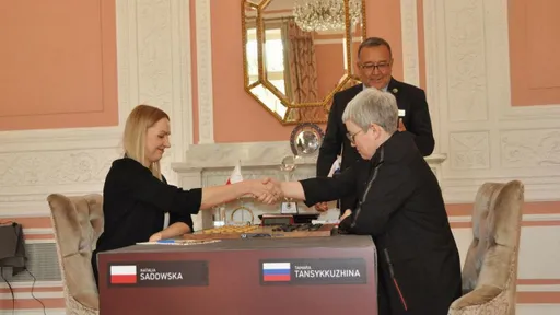 Организаторы объяснили, почему убрали российский флаг со стола во время финала ЧМ по шашкам