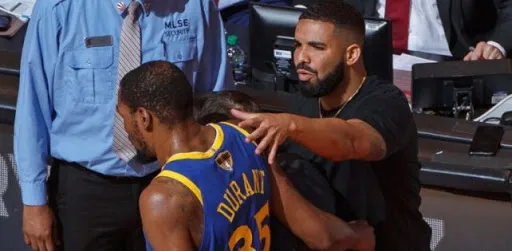 Рэпер Drake, который контактировал с заболевшим коронавирусом Дюрантом, оказался незараженным