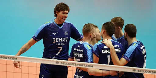 Волейболисты казанского «Зенита» выиграли Кубок России в шестой раз подряд