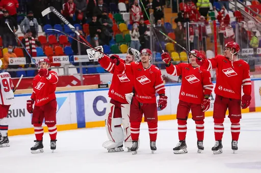 «Спартак» одержал победу над «Северсталью» в КХЛ