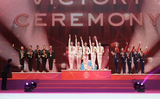 Сборная России стала первой в общемедальном зачете чемпионата мира по художественной гимнастике