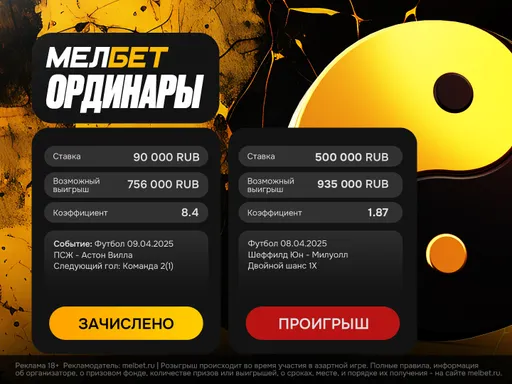 Гол «Астон Виллы» принёс клиенту Мелбет выигрыш в размере 750 000 рублей