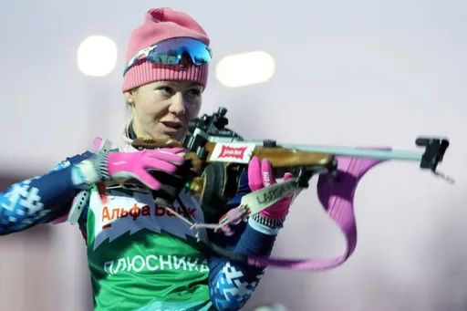 Плюснина стала победительницей спринта на 4-м этапе КР по биатлону в Рязани