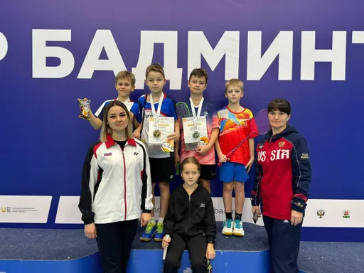 Спортсмены из Одинцова завоевали награды Кубка Национальной федерации бадминтона