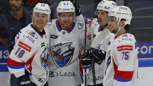 «Лада» крупно обыграла московское «Динамо» в регулярном чемпионате КХЛ