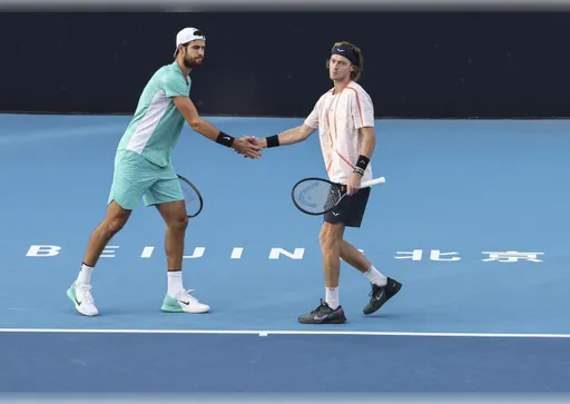 Рублёв и Хачанов пробились в полуфинал парного турнира ATP в Гонконге