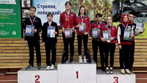 Подмосковные юниоры выиграли золото на всероссийских соревнованиях по стрельбе