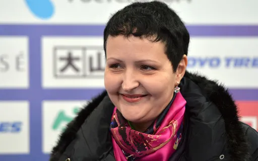 Инна Гончаренко поздравила Анастасию Губанову с победой на чемпионате Европы по фигурному катанию
