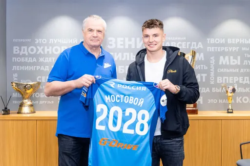 «Зенит» объявил о продлении контракта с Андреем Мостовым до 2028 года