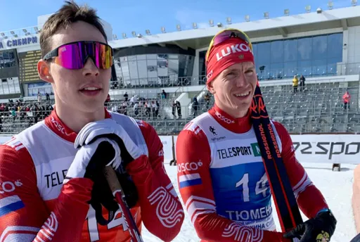 Большунов и Терентьев выиграли командный спринт на чемпионате России в Тюмени