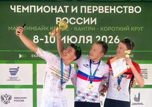 Велогонщик из Подмосковья выиграл две медали чемпионата России