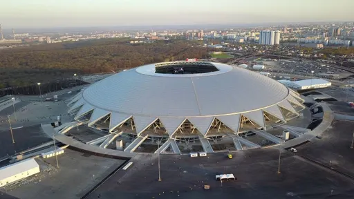 «Крылья Советов» сняли на видео поле перед матчем с «Зенитом»