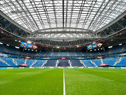 Матч Россия — Ирак в Санкт-Петербурге посетили 23 818 зрителей
