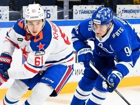 СКА обыграл московское «Динамо» на выезде в матче FONBET КХЛ