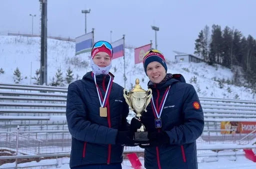 Подмосковные спортсмены выиграли этап Кубка России по лыжному двоеборью