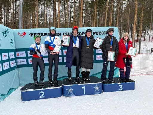 Сноубордист Томин из Подмосковья выиграл две медали на IV этапе Кубка России