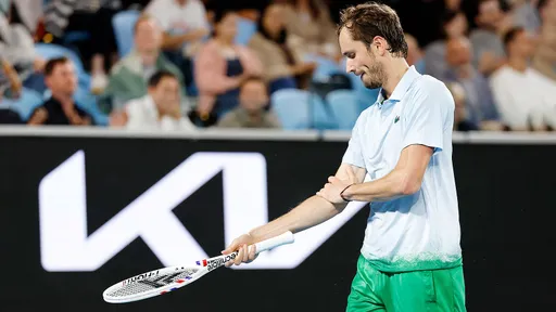 Медведев дерзко ответил болельщику во время матча с Тином на Australian Open