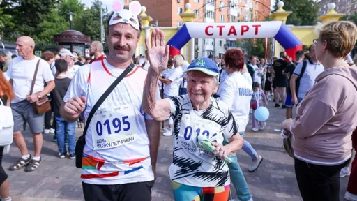 91-летняя атлетка из Подольска провела забег в рамках подготовки к полумарафону