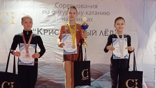 Спортсменки из Чехова выиграли золото на соревнованиях по фигурному катанию