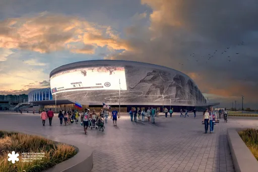 В Нижнем Новгороде представят фасад «Ледового дворца»