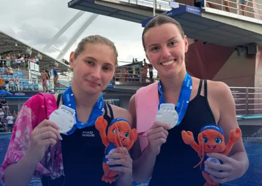 Трифонова и Казанцева стали вице-чемпионками ЮЧМ-2026 по прыжкам в воду в Риеке