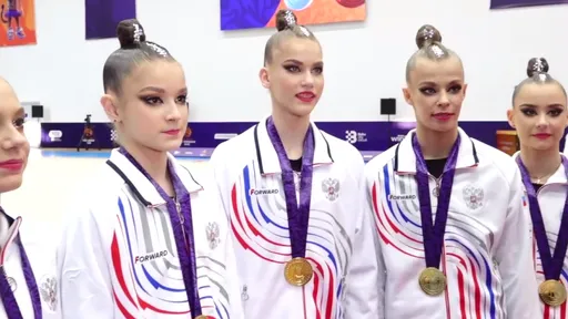 Российские гимнастки назвали нереальной атмосферу на Играх стран СНГ