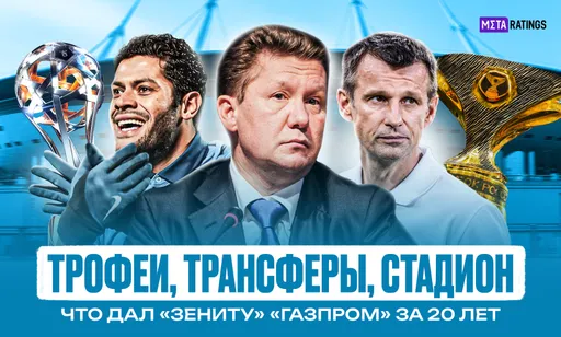 Трофеи, трансферы, стадион: что дал «Зениту» «Газпром» за 20 лет
