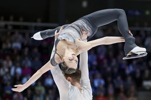 Бойкова и Козловский исполнили четверной выброс на тренировке Kinoshita Group Cup